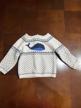 Janie and Jack Whale Sweater